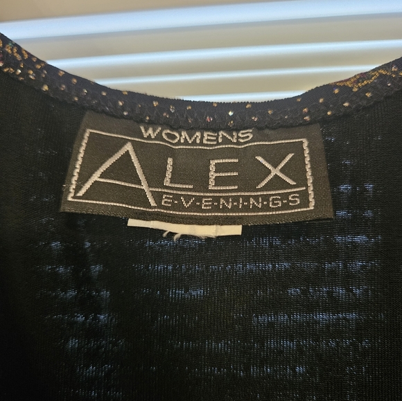 Plus Alex Evenings vintage swing jacket w/ match tank, shoulder pads 80s vibes - Picture 6 of 7